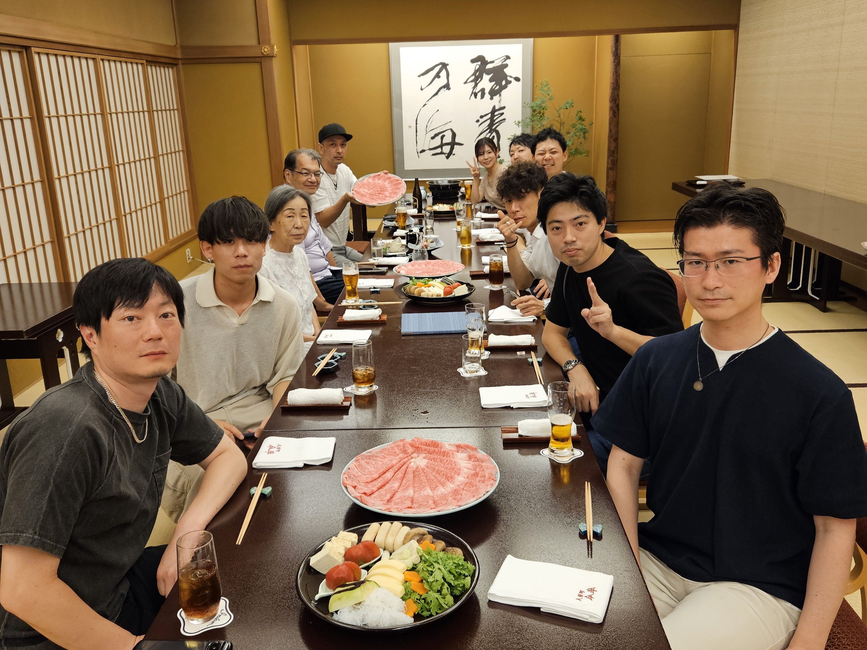 新年のご祈祷と食事会